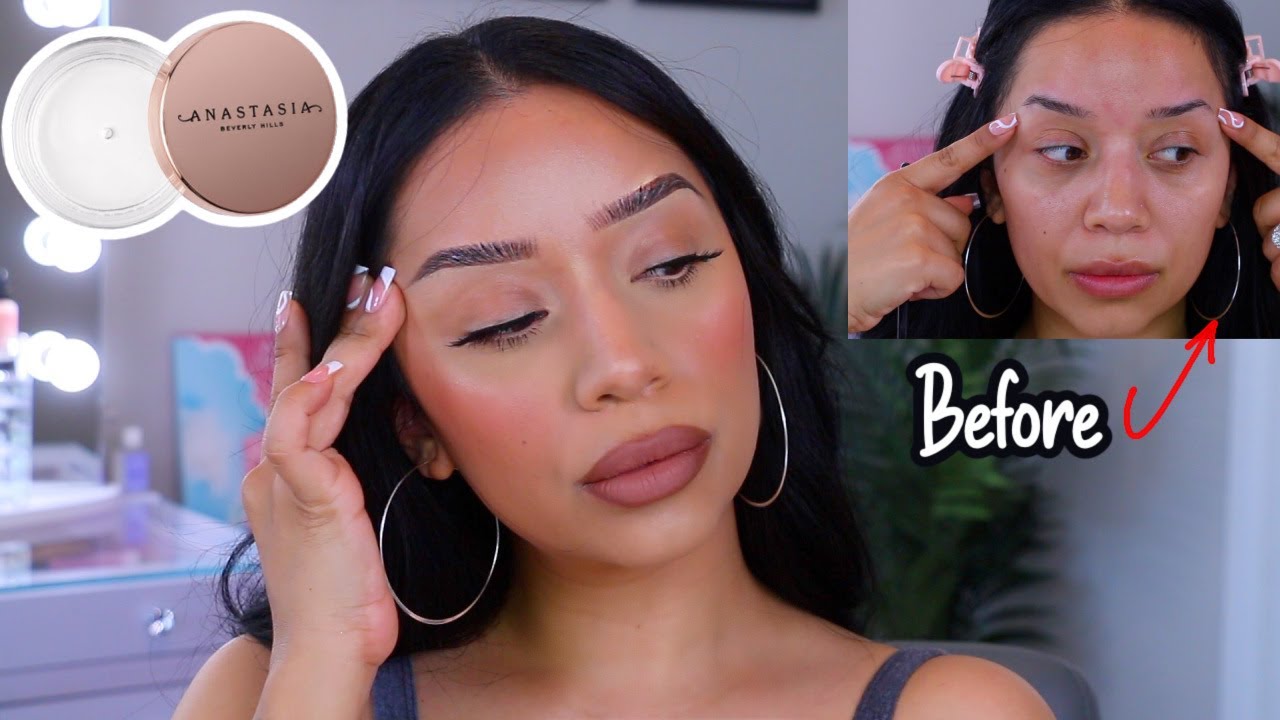 HOW TO USE ANASTASIA BEVERLY HILLS BROW FREEZE ON THIN & SPARSE