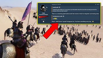 Mount & Blade II Bannerlord 1.5.10 Delayed & Dev Response
