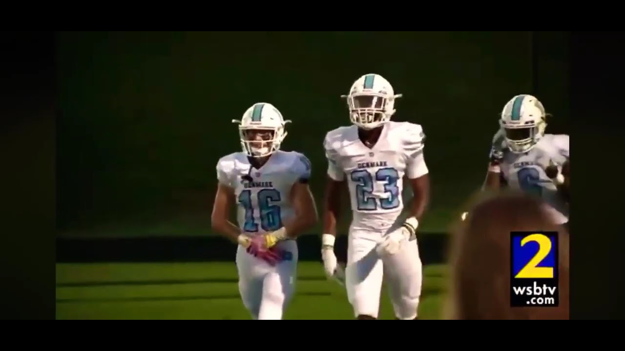 Future Auburn WR Ze'Vian Capers with TD for Denmark YouTube