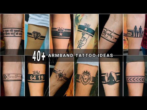 Armband Tattoos Forearm band Tattoos Wrist Band Tattoos  arm band tattoo  design ideas