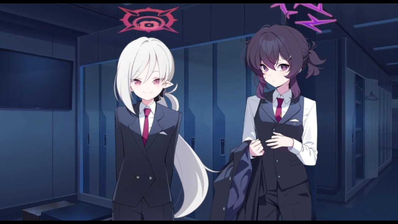Blue Archive] Suit Mutsuki and Suit Haruka - YouTube