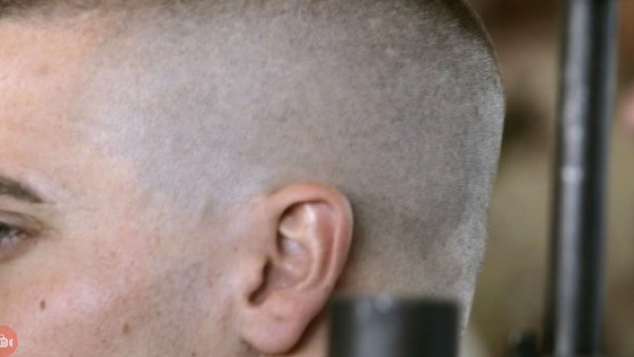  Cukuran  rambut  jarhead army YouTube