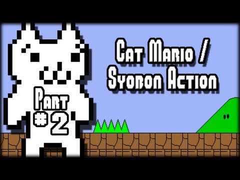 Cat Mario Syobon Action - Part 1 : Level 1 - 2 Full Gameplay
