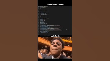 Cricket Score Tracker 🏏🏆 #html #css3 #javascript #project #coding #education #shorts #cricket #ipl