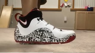 “On foot” Nike Zoom LeBron 4 (Graffiti)