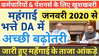 Good news: expected da/dr from jan 2020 latest news. cpi july 2019
issued for employees and pensioners. da january updates today. d...