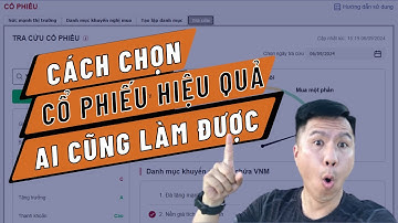Cách lựa chọn Cổ Phiếu Hiệu Quả mà không tốn thời gian ngày cả khi bạn là Người Mới