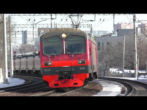 Электропоезд ЭД4М-0341 перегон