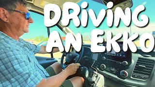 DRIVING a Winnebago EKKO Ford Transit    SAFE? LOUD? FUN?