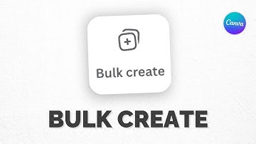 How to Use BULK CREATE in Canva (100 Posts in 1 Minute!)