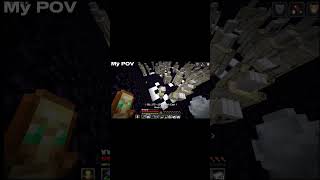 Deadliest Minecraft Combo Ever 💀 (Elytra + Mace) #shorts #ytshorts #viral  #minecraft