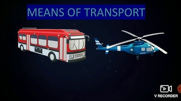 Means of Transport | Class 3 Social Studies | EVS