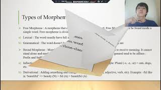 Introduction to Linguistics Mid-Term Examination (Morphology)