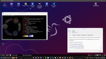 Lubuntu via Ubuntu 24.04 - lxqt -  Ubuntu Noble Numbat - via Windows 11 - WSL - GWSL - Linux - 2024