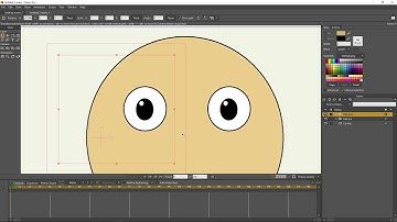 Moho Animation - 04 - Gắn xương thông minh - Liếc mắt trái phải (Smart bone)