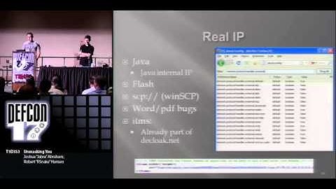 DEFCON 17- Unmasking You.mp4