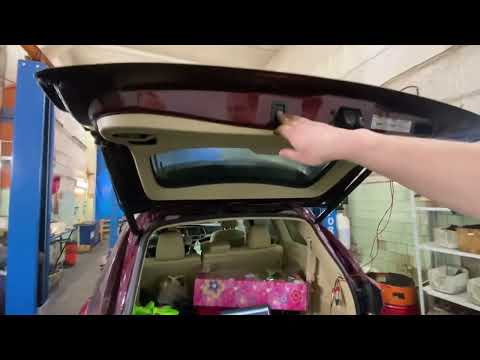Диагностика электроприводов багажника Toyota Highlander