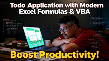 Excel To-Do List with Calendar | VBA + Modern Excel Functions Tutorial