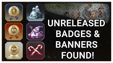 DEAD BY DAYLIGHT UNRELEASED BADGES & BANNERS FROM PTB! THE WALKING DEAD! BONE CHILL EVENT! MORE!