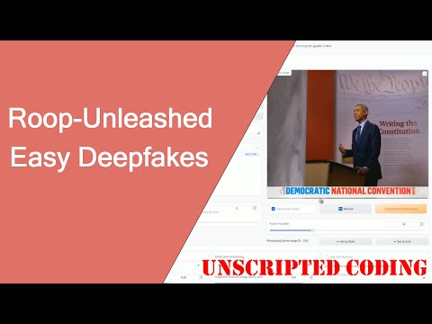 INSTANT Face Swaps - Roop - One Click Deepfakes | Unscripted Coding