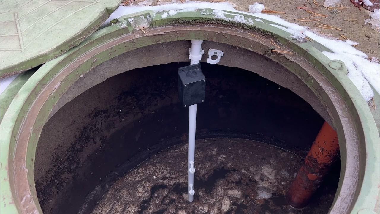 Беспроводной датчик уровня жидкости для септика - YouTube
