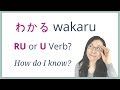 【GENKI L3】る RU or う U Verb - How to figure out Japanese verb groups