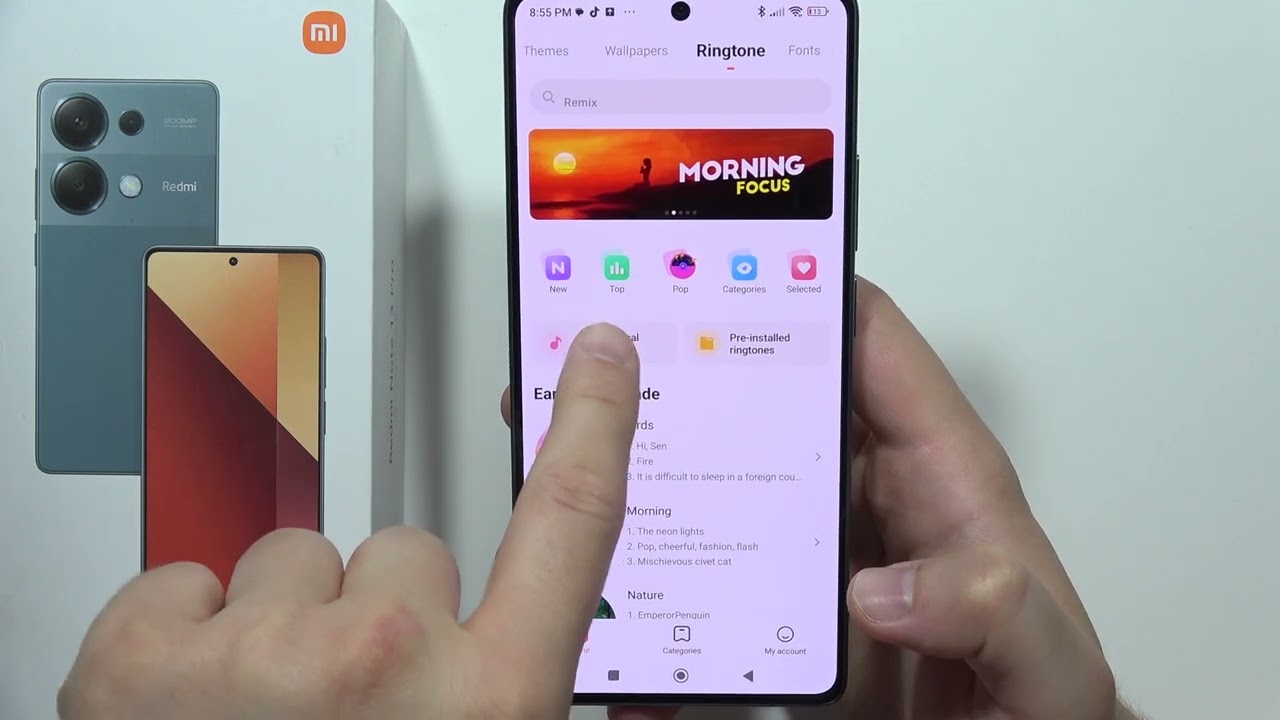 Redmi Note 13 Pro: изменение звука уведомлений — пользовательский звук уведомлений