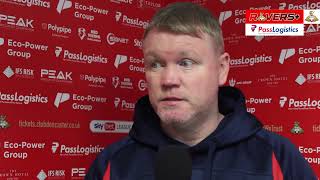 Grant McCann reflects on the defeat to Plymouth Argyle