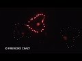 Red Heart Shells | Wedding Fireworks | Special Effect Fireworks  @WeddingFireworksUK