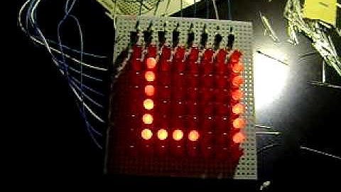 pic16F84A matriz 8x8