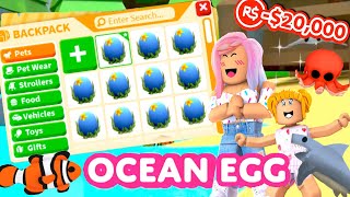 Adopt Me Ocean Egg Hatching - Legendary Pet Competition Goldie Vs. Titi
