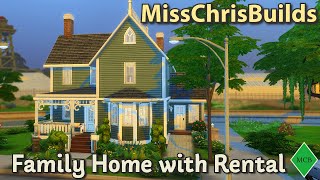 Family Home with Rental - Sims 4 Speed Build