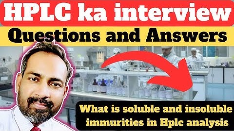 hplc interview questions and answers in hindi | HPLC | voice of kayani