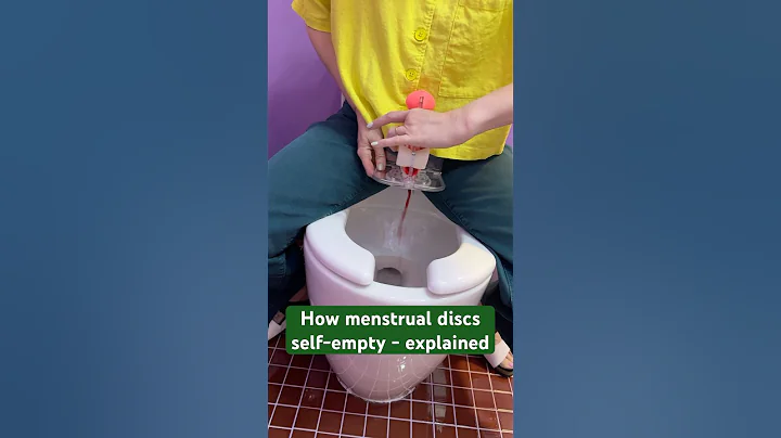 How menstrual discs self-empty - explained #shorts