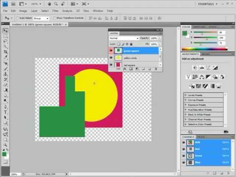 Adobe photoshop CS Lesson / Tutorial for beginners