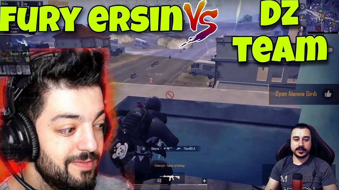 Dark Angel / Fury ersin vs dz team/pubg mobile karşılaşma