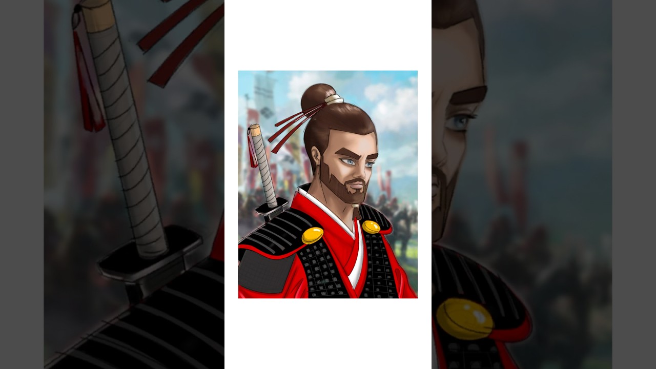 Samurai Warrior Digital Art | Procreate Speed Painting