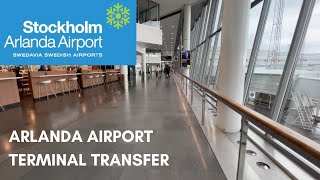STOCKHOLM ARLANDA AIRPORT TRANSFER Terminal 5 to Terminal 2/3/4 [2022]