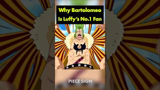 Bartolomeo copied Luffy's move perfectly