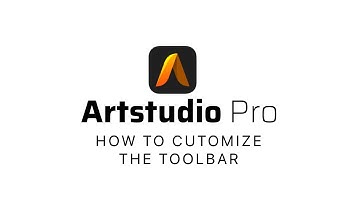 How to Customize the Toolbar in Artstudio Pro for iPad