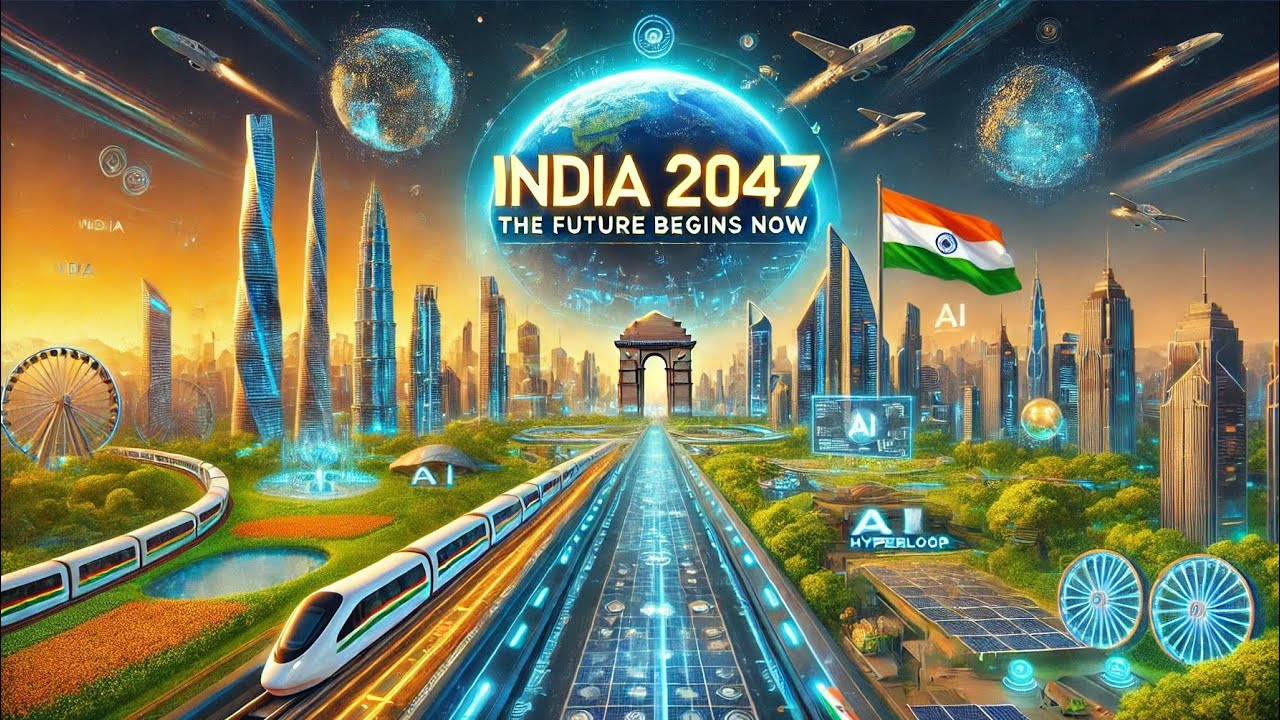 🇮🇳 India in 2047: The Superpower Vision | AI, Space, Economy & Future 🚀 ...
