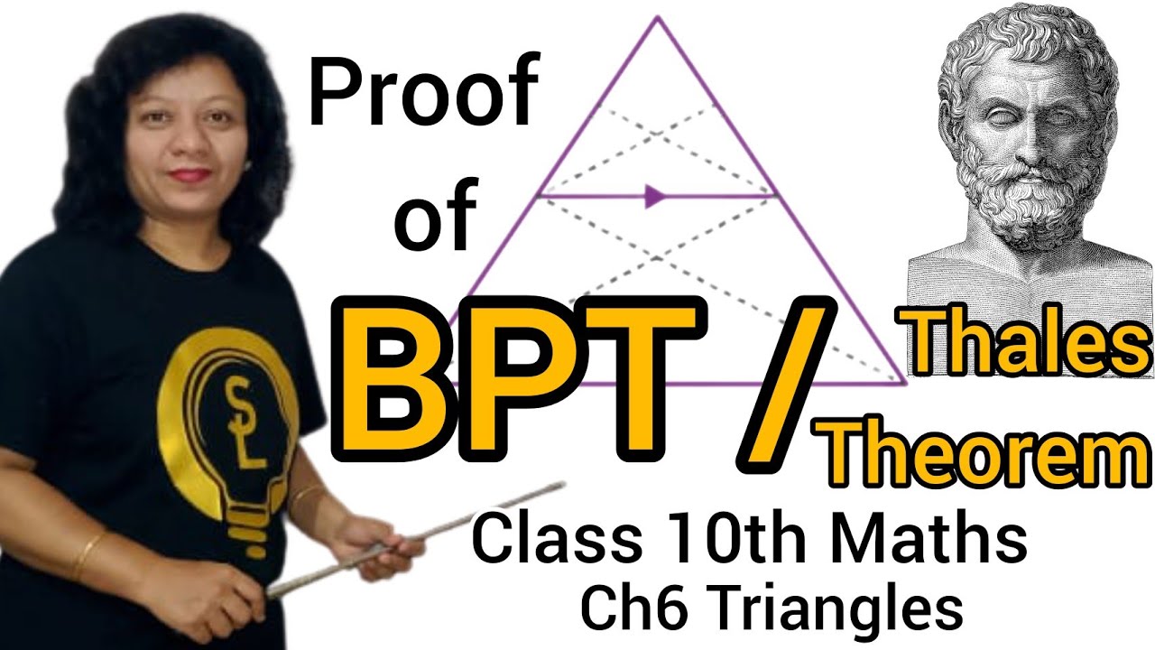 Class 10th Maths Ch6 Triangle: proof of basic proportionality theorem ...