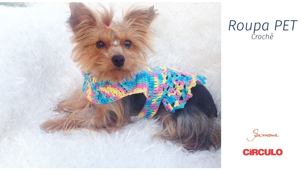 Roupa PET em Crochê passo a passo Prof. Simone Eleotério