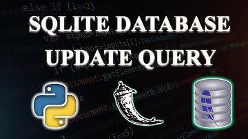 Update Query with SQLite Database Using Flask | Tamil