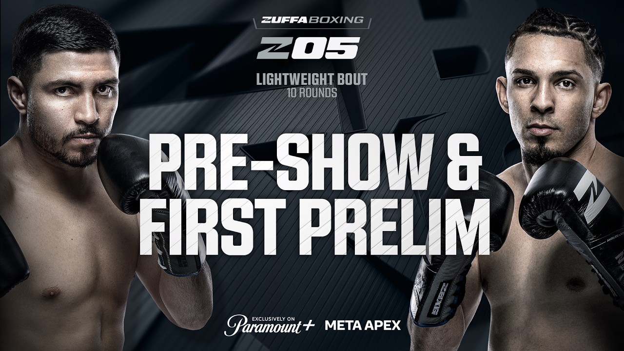 Zuffa Boxing 05: Cortes vs Garcia | Pre-Show + 1st Prelim