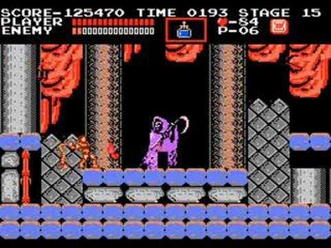 Castlevania 1 - Grim Reaper (no hits, no subweapons used) - YouTube