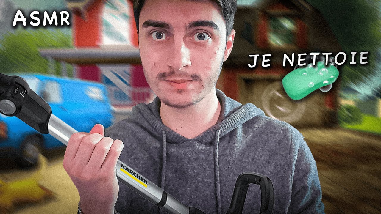 ASMR - Je nettoie simplement un jardin 🧼 (Powerwash Simulator)
