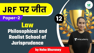 02:00 PM - NTA UGC NET 2021 | Law by Neha Bhuraney | Philosophical & Realist School of Jurisprudence