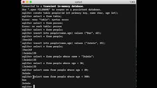 An introduction to SQL