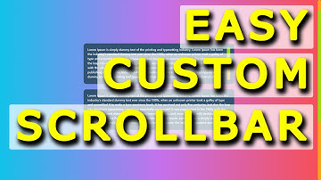 How to style SCROLLBAR with css 🎚️ Custom scrollbar CSS